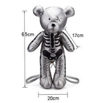 Load image into Gallery viewer, Skeleton Punk Bear BackPack
