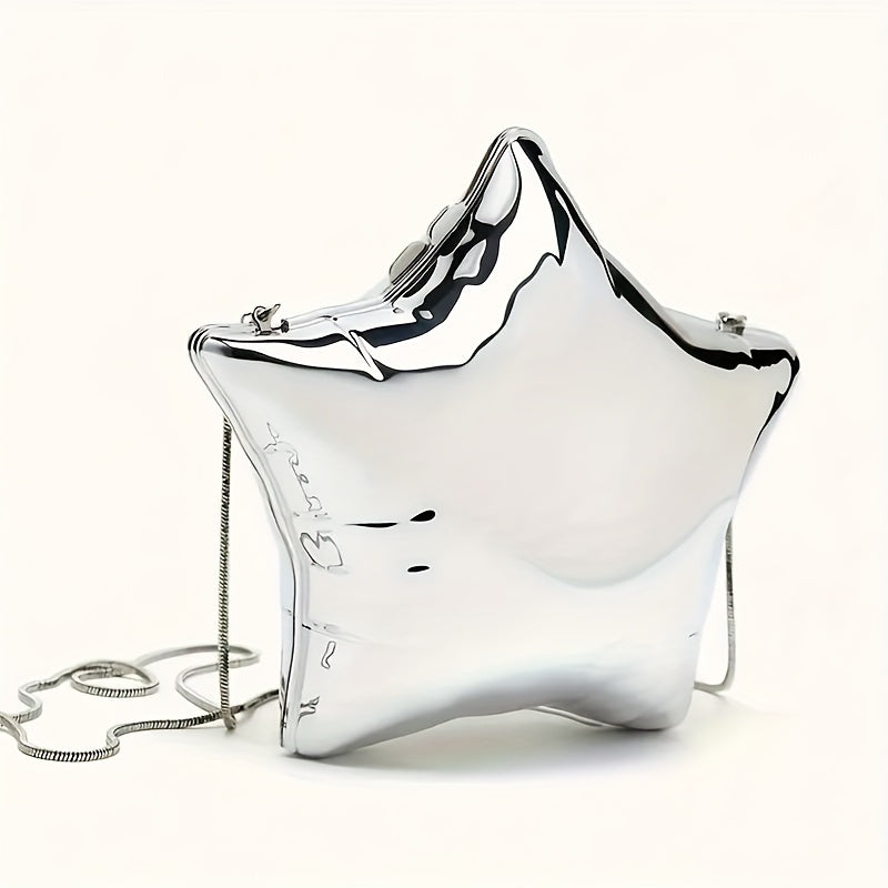 Star-Shaped Mirrored Crossbody