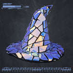 Load image into Gallery viewer, Reflective Holographic Wizard Hat
