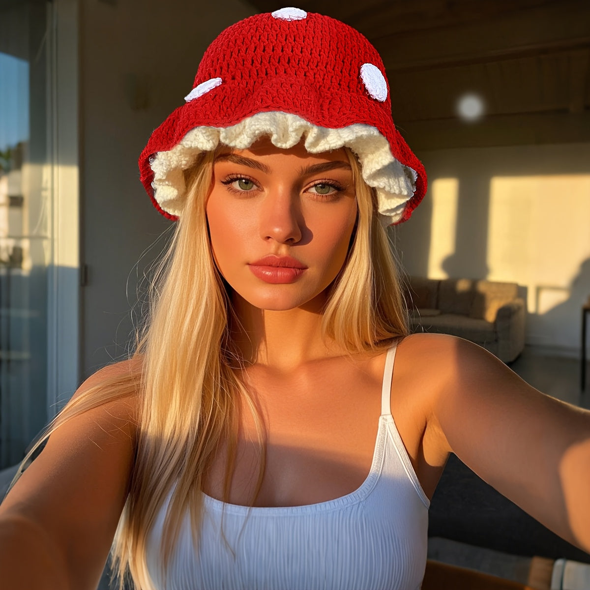 Shroom Bloom Crochet Hat