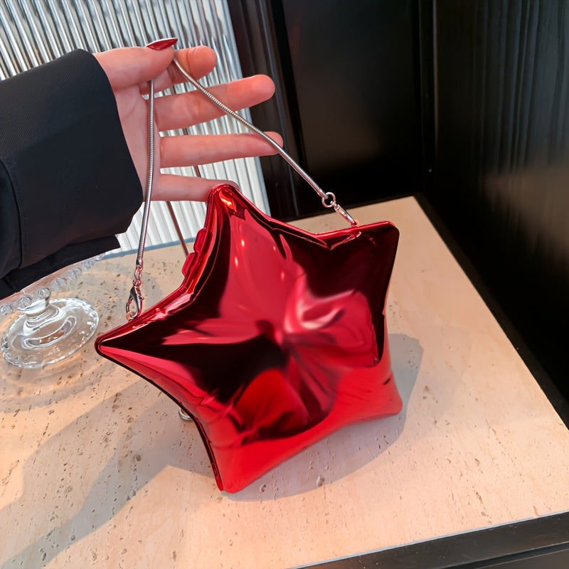 Star-Shaped Mirrored Crossbody