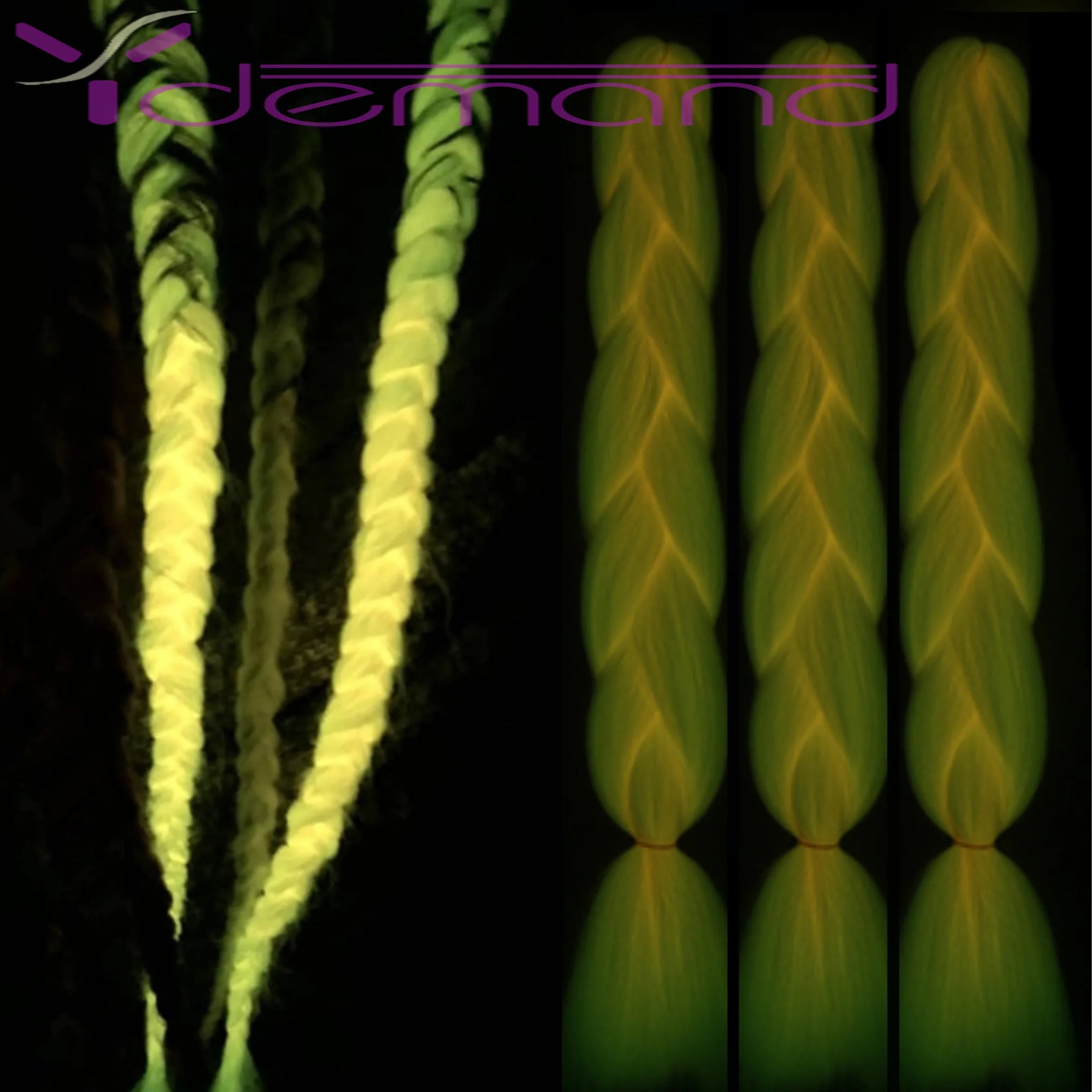 LunaLocks™ – Fluorescent Festival Braid Extensions