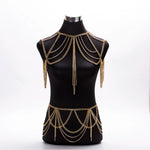 Load image into Gallery viewer, Boho Metal BodyChain
