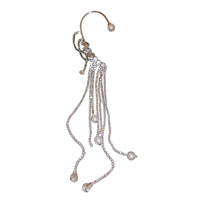 GlimmerFall -  Waterfall Earrings & Cuffs Set