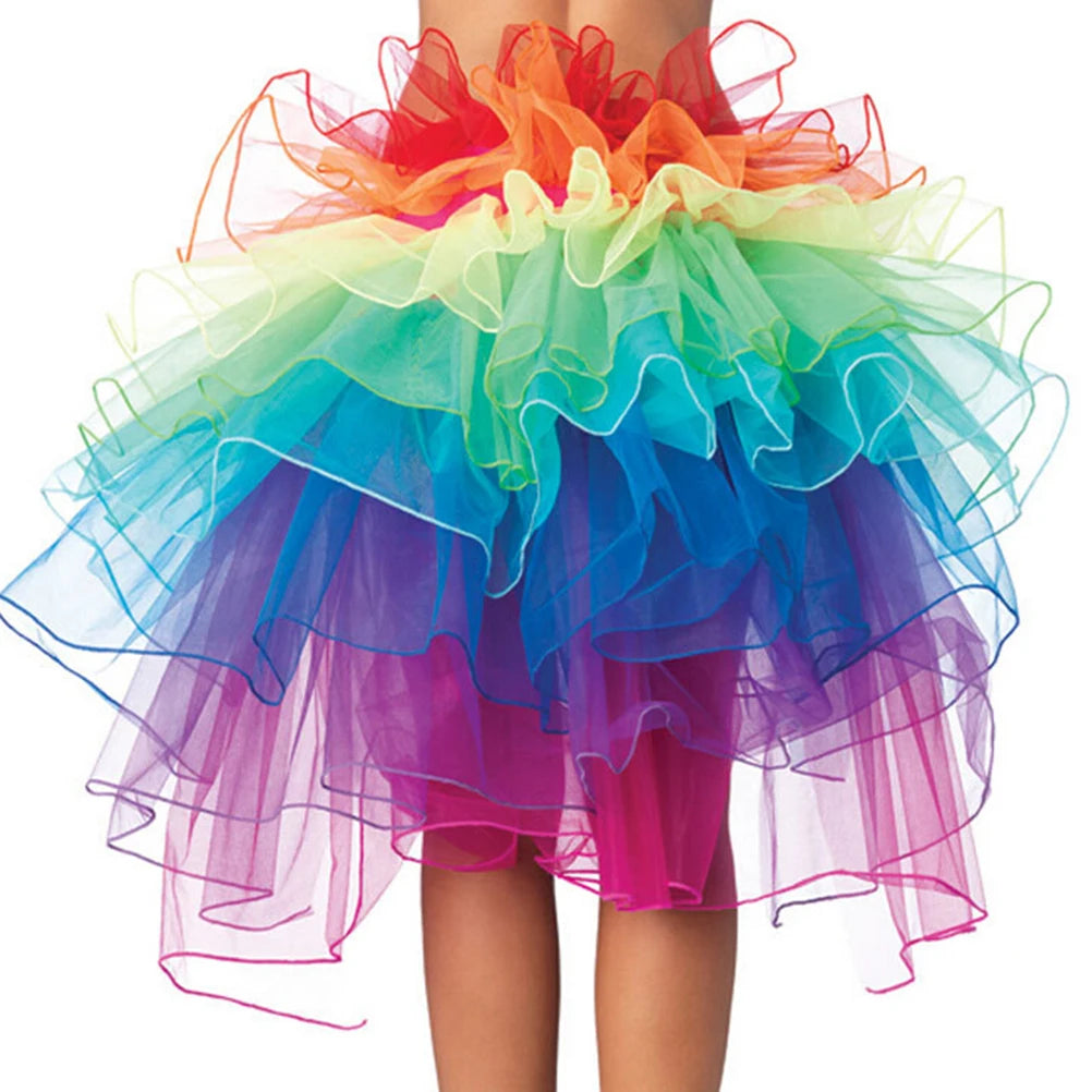 Rainbow Tutu Bustle