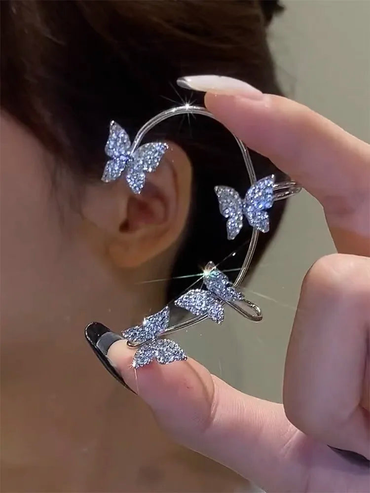 GlimmerFall -  Waterfall Earrings & Cuffs Set