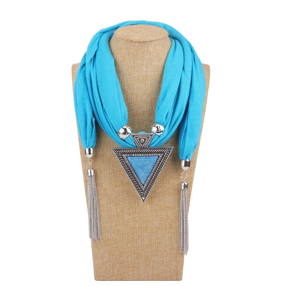 Boho Scarf Necklace