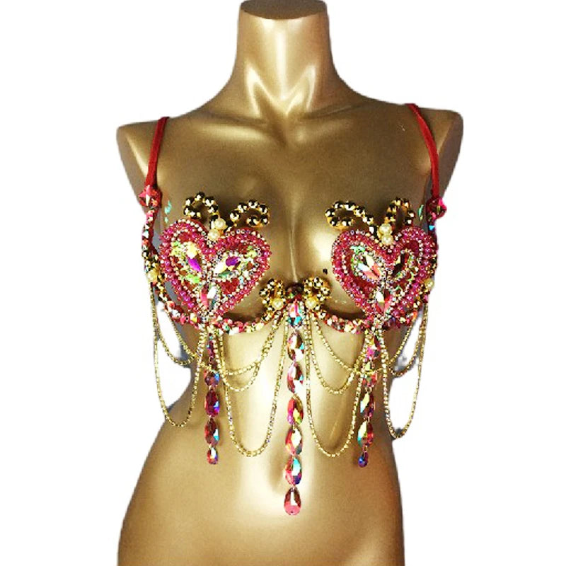 Sama Rhinestone Festival Bra