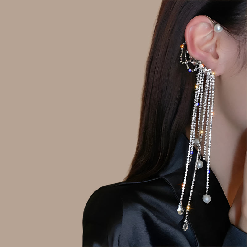 GlimmerFall -  Waterfall Earrings & Cuffs Set