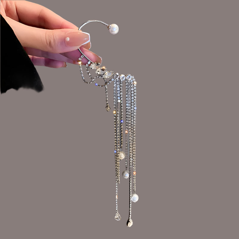 GlimmerFall -  Waterfall Earrings & Cuffs Set