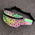 Load image into Gallery viewer, Holographic Night Reflective Belt Bag
