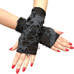 Load image into Gallery viewer, Gothic Fingerless Gloves
