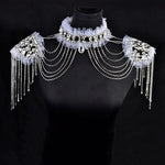 Load image into Gallery viewer, Rhinestone Shoulder Necklace
