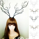 Load image into Gallery viewer, Gothic Deer Horns Headpiece
