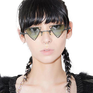 Runbird Triangle Punk Sunglasses – Retro Edge for Festivals & Parties