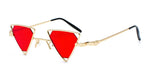 Load image into Gallery viewer, Runbird Triangle Punk Sunglasses – Retro Edge for Festivals &amp; Parties
