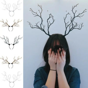Gothic Deer Horns Headpiece