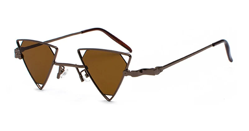 Runbird Triangle Punk Sunglasses – Retro Edge for Festivals & Parties