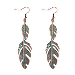 Load image into Gallery viewer, Divine Aura Goddess Earrings – Boho Gold &amp; Blue Festival Glam
