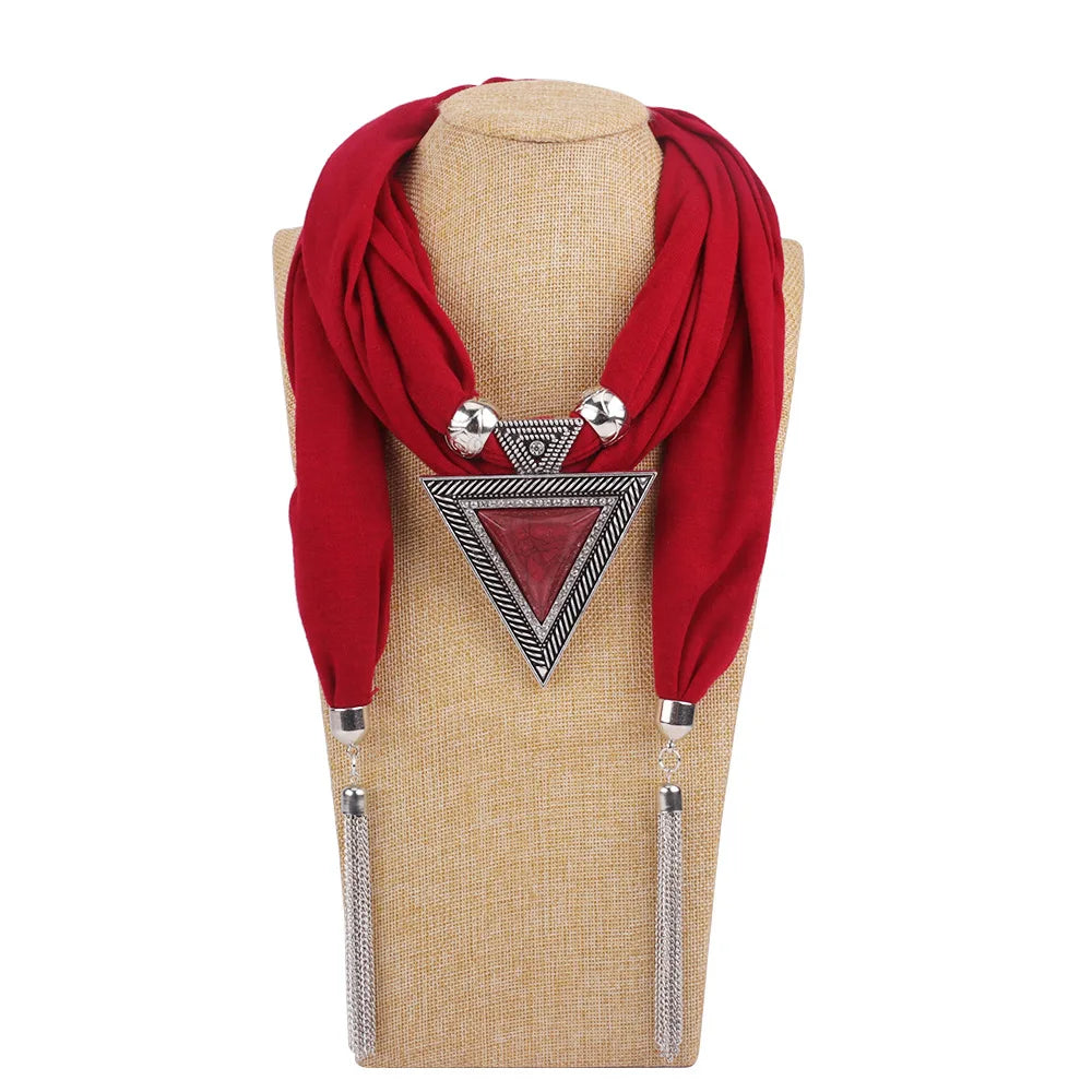 Boho Scarf Necklace