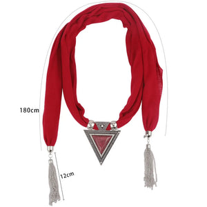 Boho Scarf Necklace