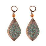 Load image into Gallery viewer, Divine Aura Goddess Earrings – Boho Gold &amp; Blue Festival Glam
