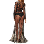 Load image into Gallery viewer, Black Lace Kimono
