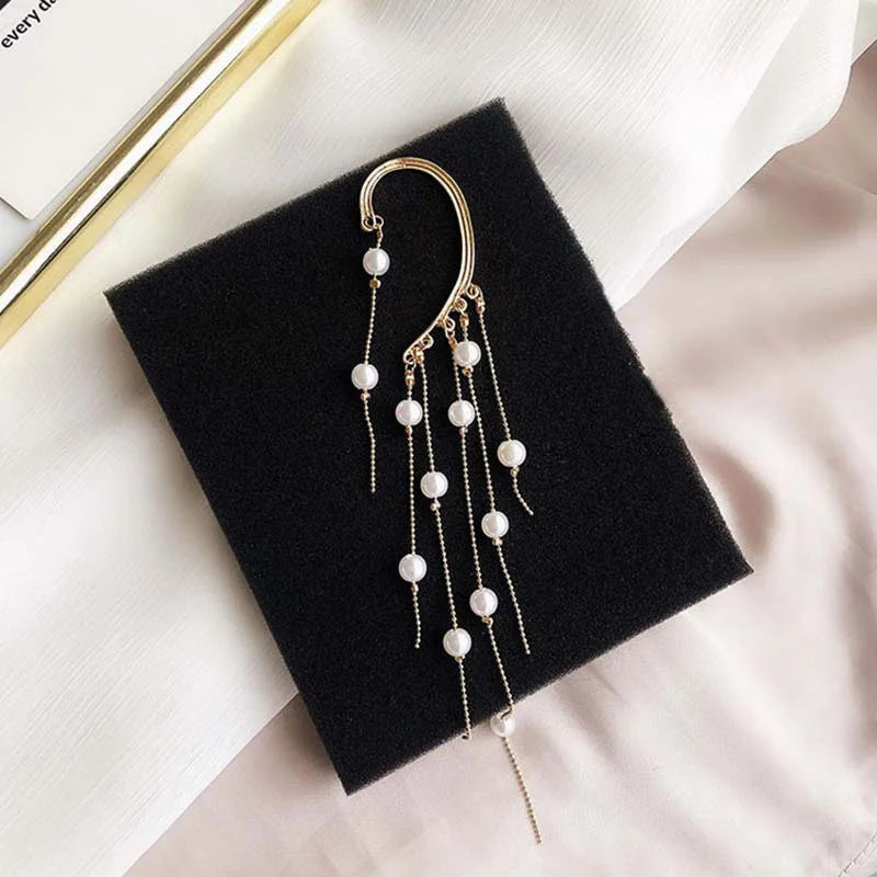 GlimmerFall -  Waterfall Earrings & Cuffs Set