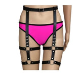 Load image into Gallery viewer, Rave Siren Leg Harness – Festival &amp; Kinky Outfit Accessory
