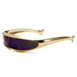 Load image into Gallery viewer, Cyberpunk Mirrored Shield Sunglasses
