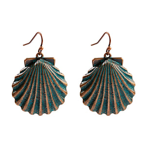 Divine Aura Goddess Earrings – Boho Gold & Blue Festival Glam