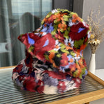 Load image into Gallery viewer, Fluff Fur Bucket Hat
