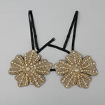 Load image into Gallery viewer, Handmade Crystal Flower Festival Bralette Top
