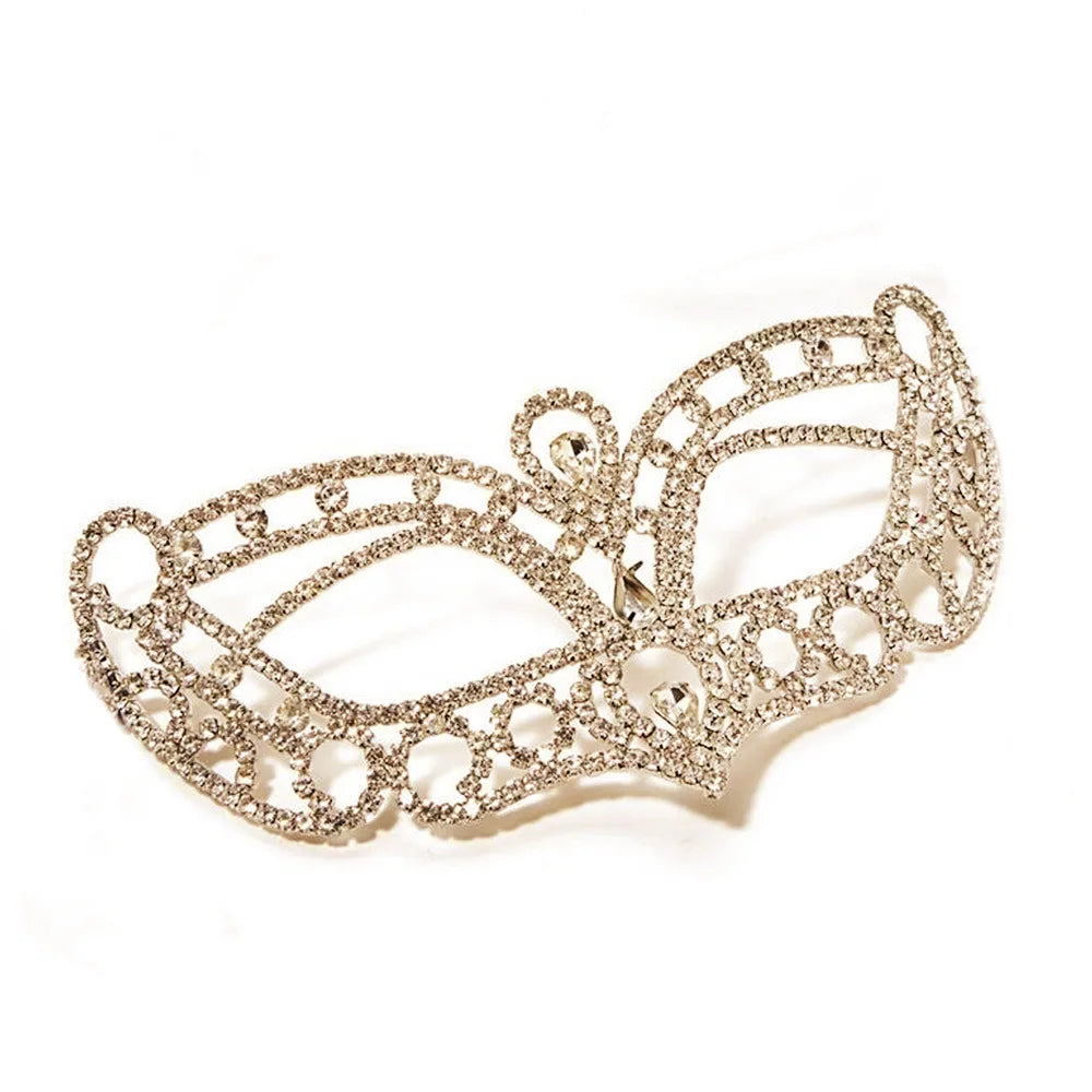 Sparkling  Rhinestone Face Mask