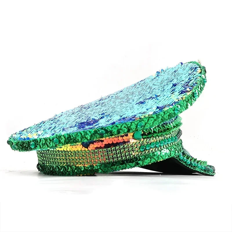 Burning Man Sequin Hat