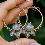 Load image into Gallery viewer, Bohemian Circle Drop Earrings
