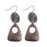 Load image into Gallery viewer, Divine Aura Goddess Earrings – Boho Gold &amp; Blue Festival Glam
