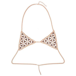 Triangle Chain Bra