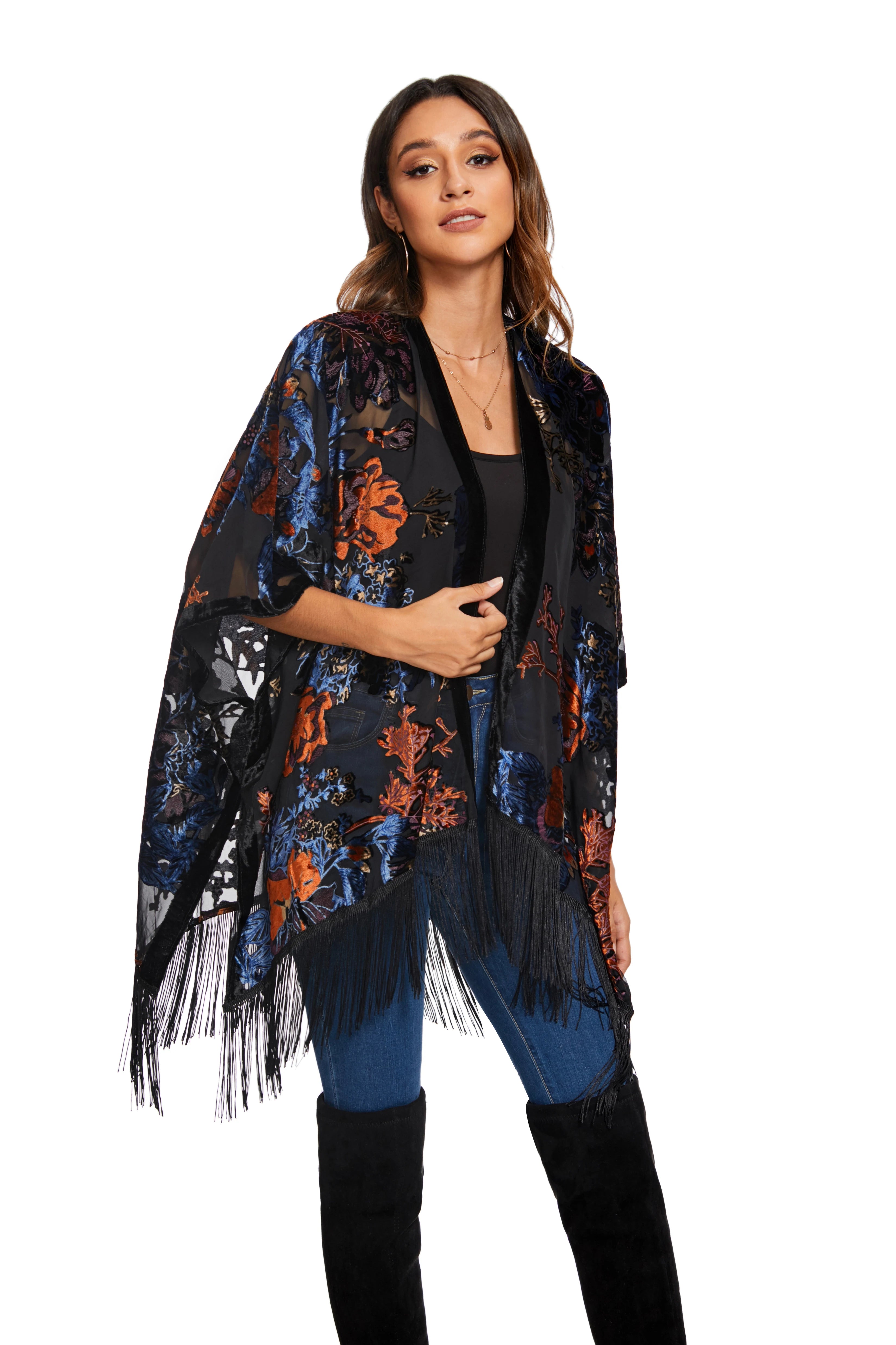 Bohemian Floral Kimono