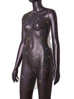 Load image into Gallery viewer, Sparkle Mesh Mini Dress

