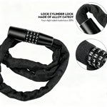 Load image into Gallery viewer, Heavy Duty Combination Bike Chain Lock
