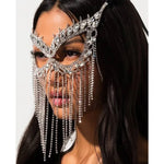 Load image into Gallery viewer, Sparkling  Rhinestone Face Mask
