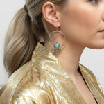 Load image into Gallery viewer, Bohemian Circle Drop Earrings
