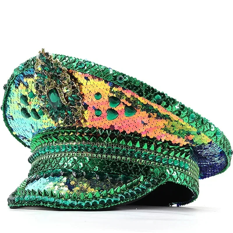 Burning Man Sequin Hat