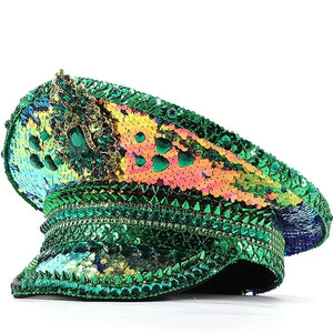 Burning Man Sequin Hat