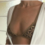 Load image into Gallery viewer, Triangle Chain Bra
