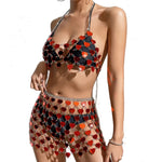 Load image into Gallery viewer, Red Heart Sequins Chest Set
