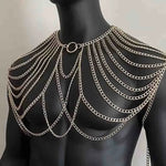 Load image into Gallery viewer, Midnight Alpha™ – Men’s Tassel Body Chain
