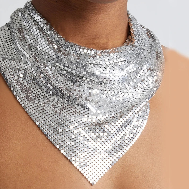 Stardust Sequin Veil – Festival Scarf & Shimmer Dust Mask
