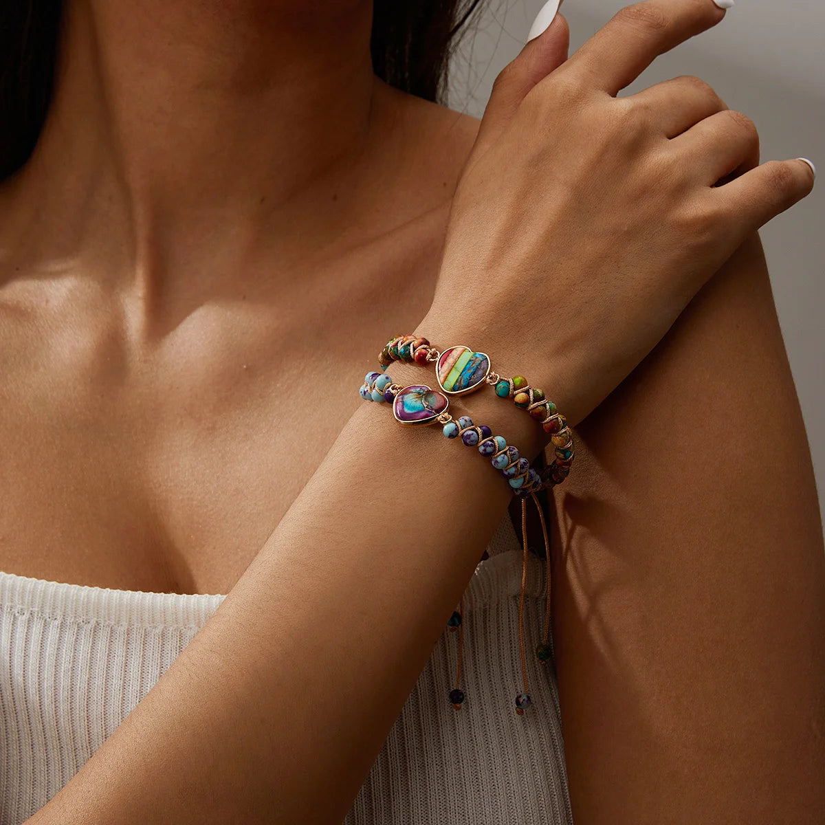 Gemstone Love Bracelets